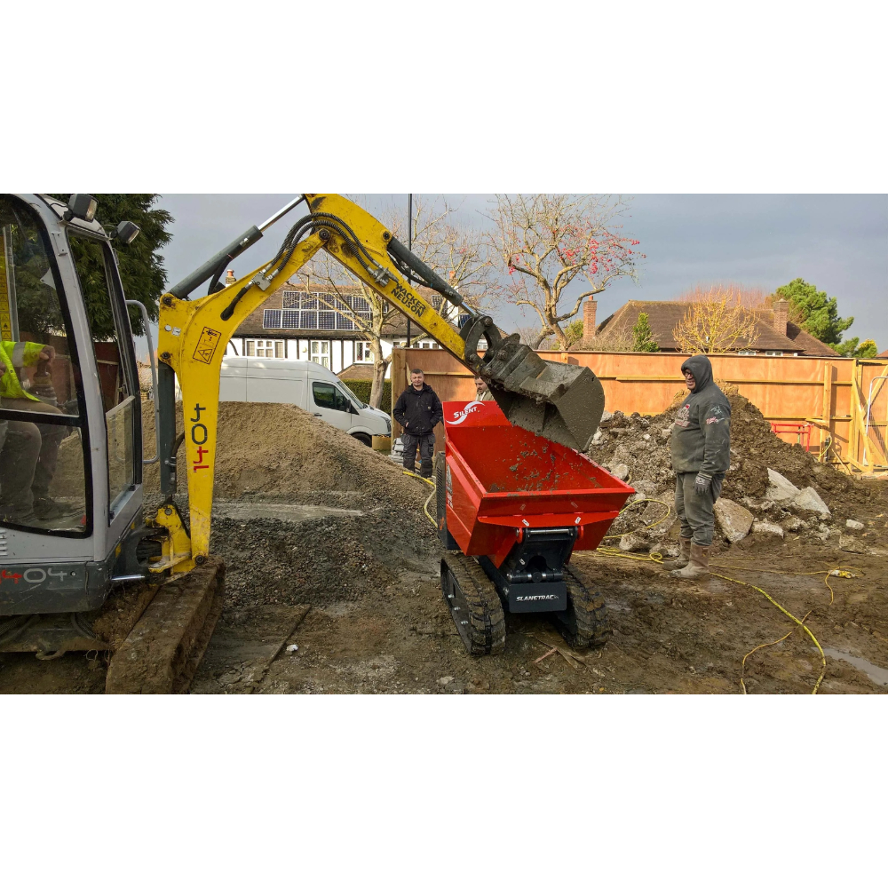 DUMPER SUR CHENILLES CHARGE 1T ESSENCE GX390 - HT1000-E - SLANETRAC