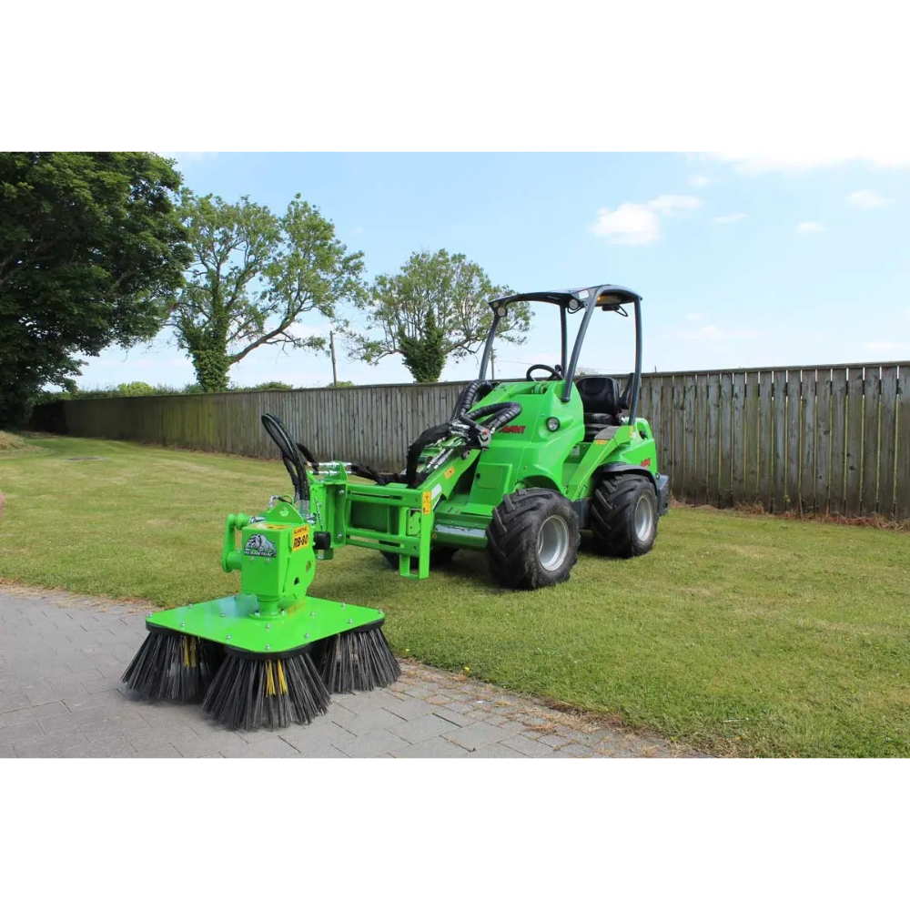 BROSSE DE DESHERBAGE AVEC MULTIBATI POUR TRACTEUR 80CV - MB900-RB80 - SLANETRAC