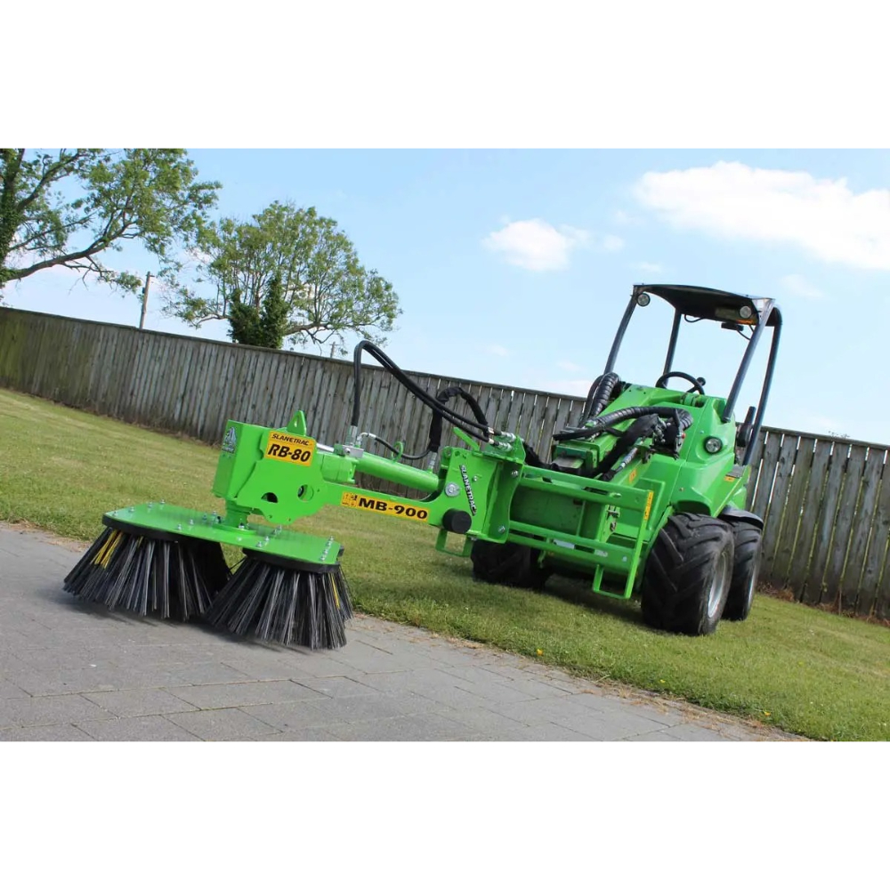 BROSSE DE DESHERBAGE AVEC MULTIBATI POUR TRACTEUR 80CV - MB900-RB80 - SLANETRAC
