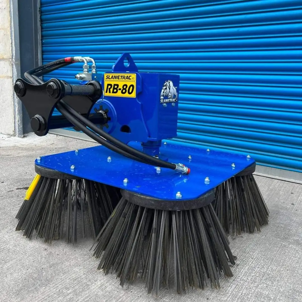 BROSSE DE DESHERBAGE POUR MINIPELLE 1,5T A 10T SLANETRAC - RB80 - SLANETRAC
