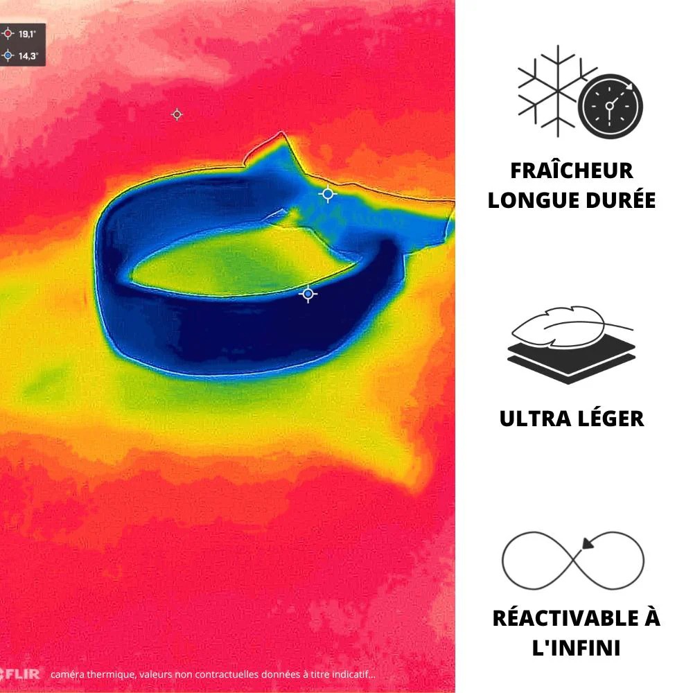 Bandana BA01-BLU rafraîchissants - G-HEAT - BA01-BLU