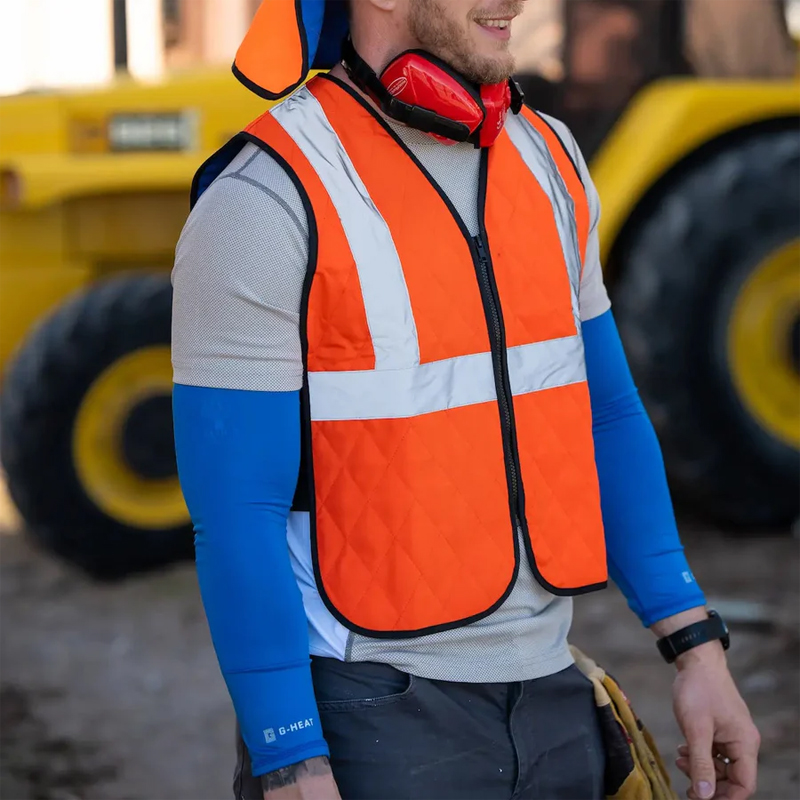 Manchettes bleues CA01-BLU M rafraîchissantes - G-HEAT - CA01-BLU-M