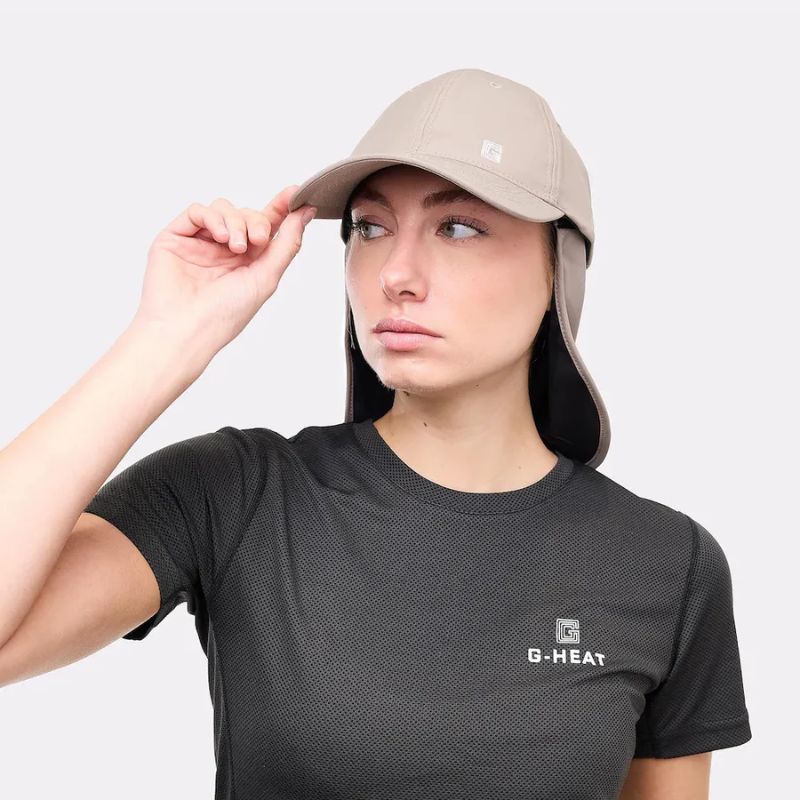 Casquette saharienne anti UV CP07-BEI rafraichissante - G-HEAT - CP07-BEI