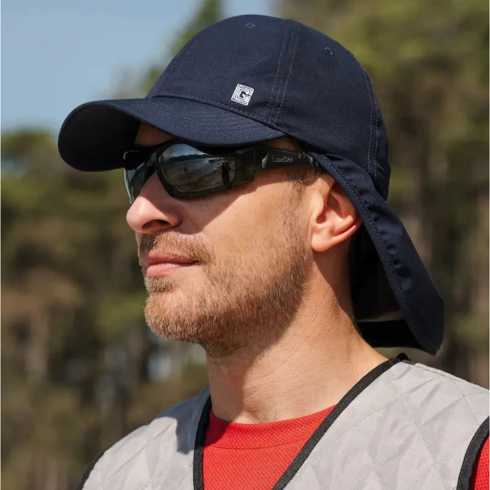 Casquette saharienne Anti UV CP07-NAV rafraichissante - G-HEAT - CP07-NAV