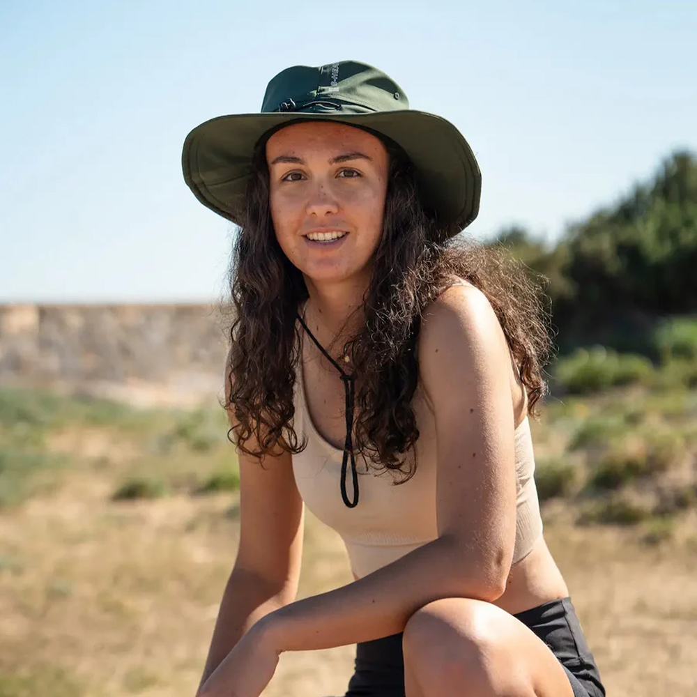Chapeau rafraîchissant vert kaki anti-UV professionnel G-HEAT - CP09-KAK