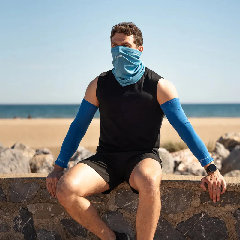 Tour de cou bleu ciel CS03-SKY rafraîchissant - G-HEAT - CS03-SKY