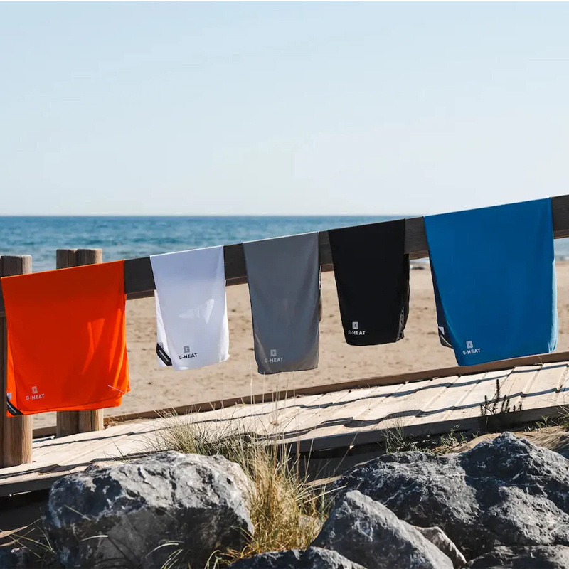 Serviette grise CT01-GRE rafraîchissante - G-HEAT - CT01-GRE