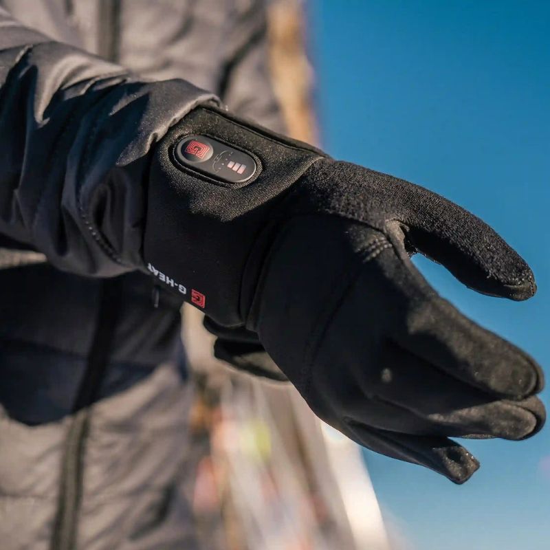 Gants fins GL01 chauffants noirs - G-HEAT - GL01