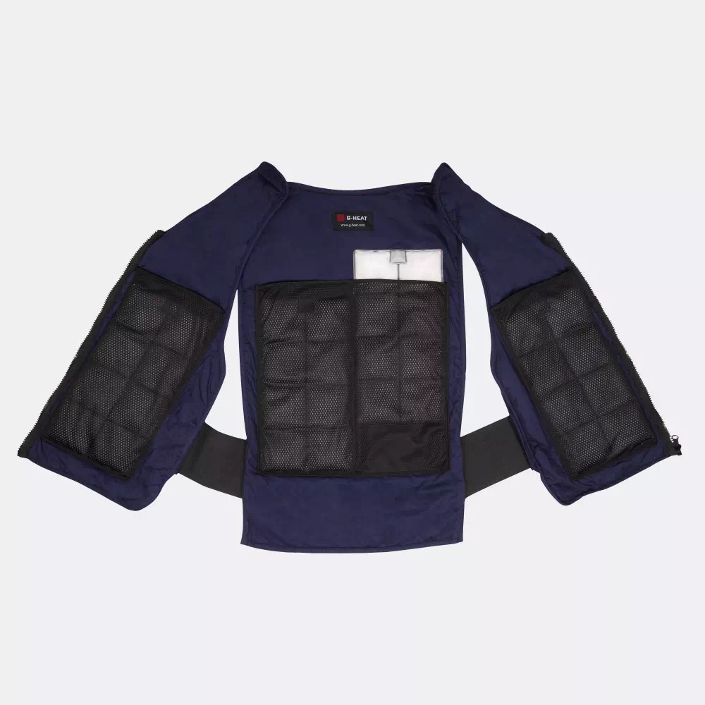 Gilet + packs réfrigérants - G-HEAT - PCV04-BLU-PCP0118