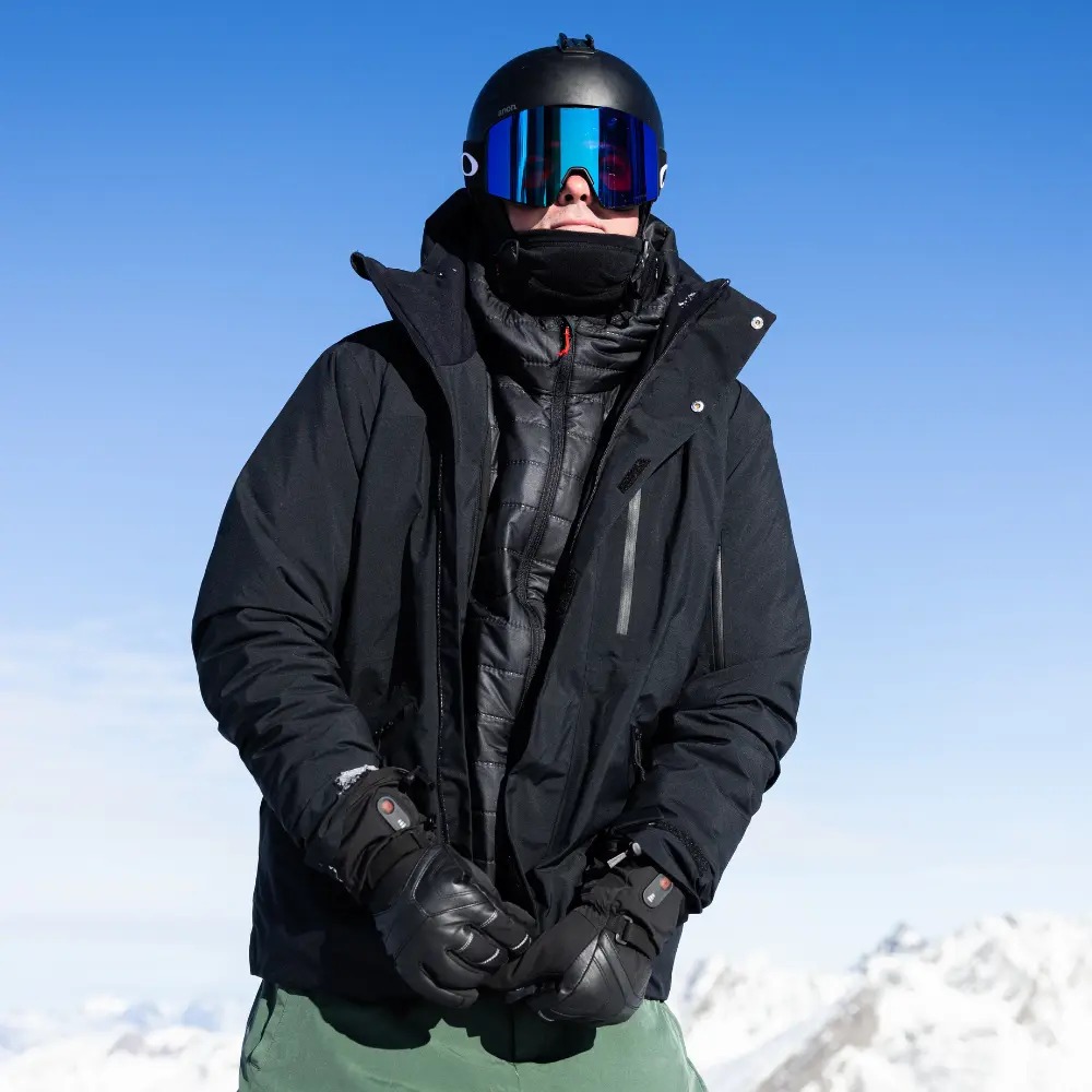 Gants de ski EVO-3 SG05 chauffants noirs - G-HEAT - SG05