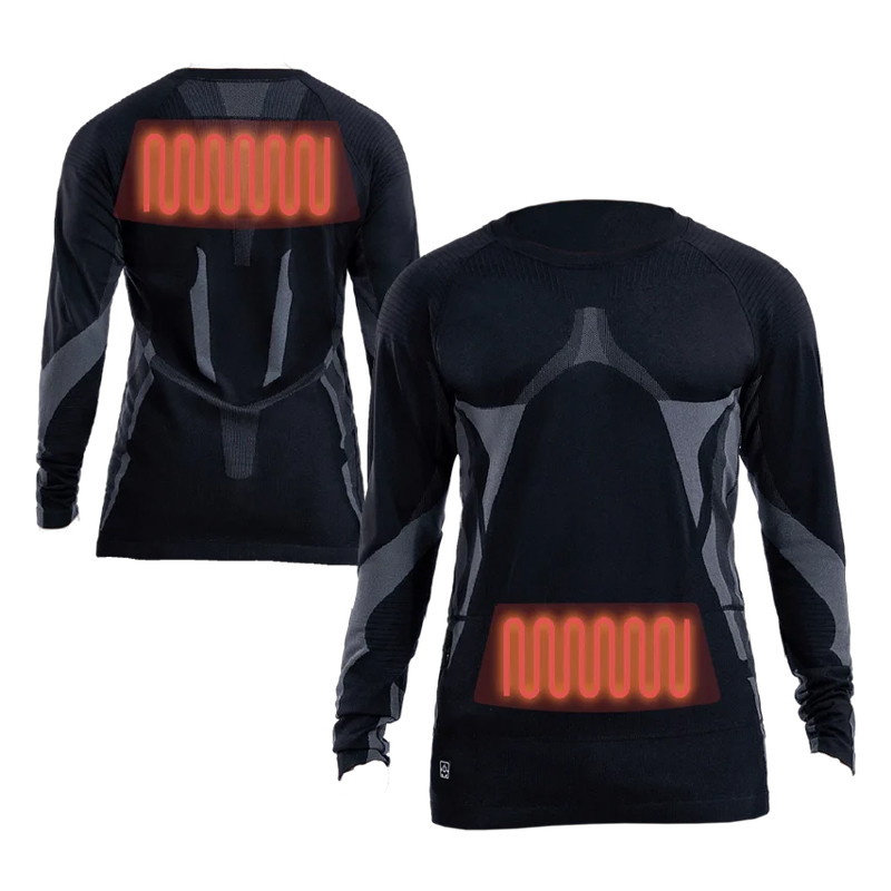 T-shirt Seamless SV04 chauffant noir - G-HEAT - SV04