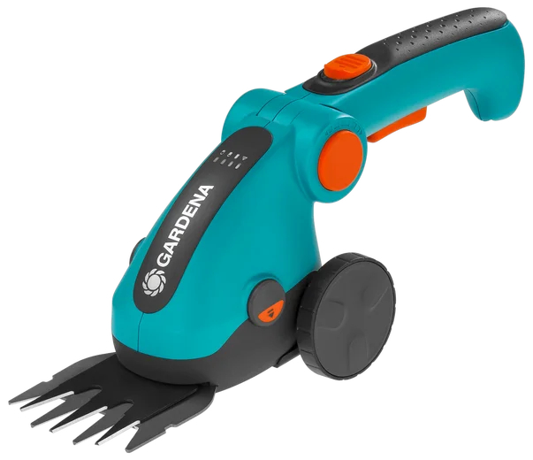 Kit cisaille à gazon ComfortCut Li + manche télescopique et roues - GARDENA - 9889-20