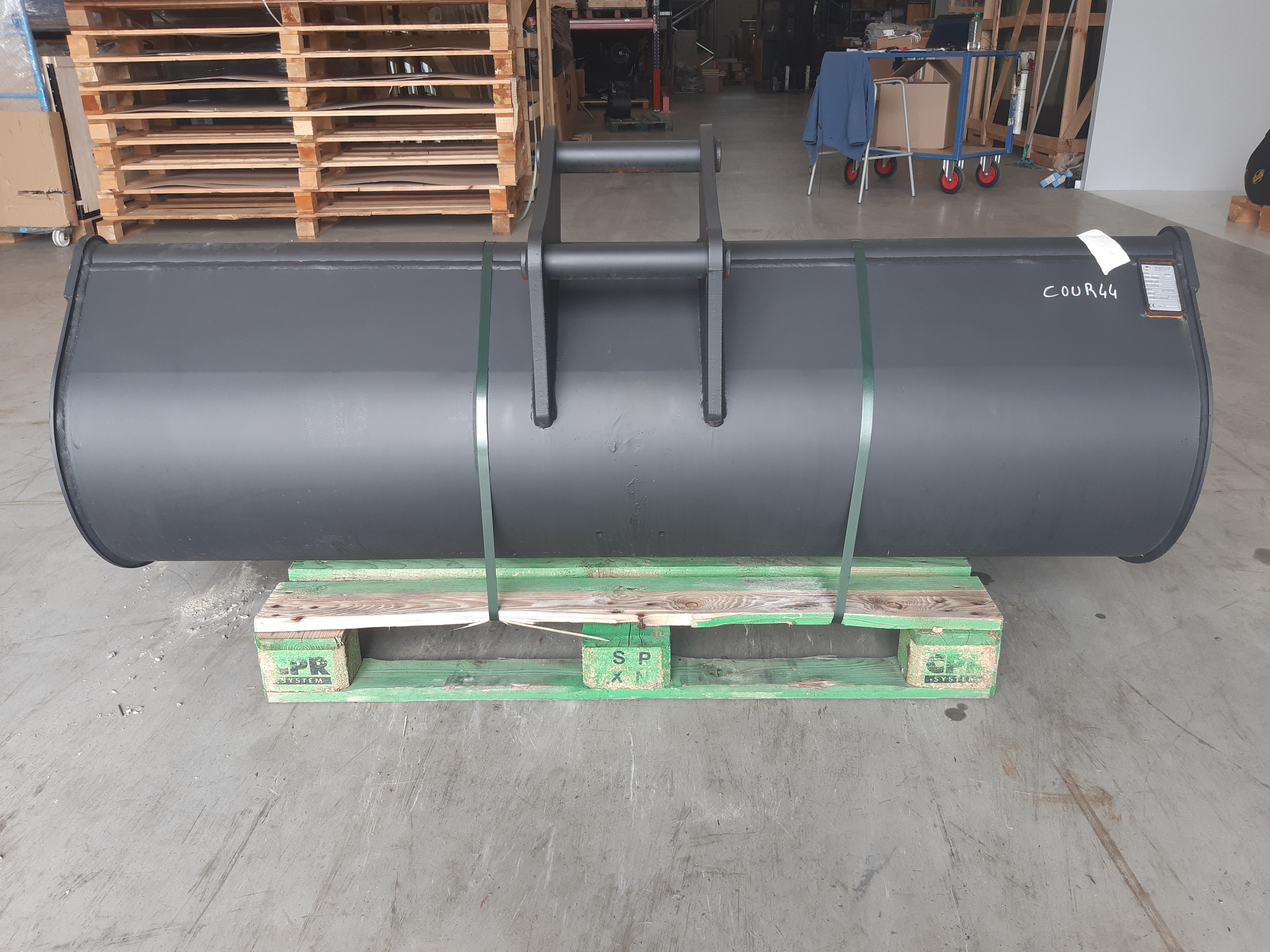 Godet de curage GEITH 1800 mm avec contrelame boulonnée pour coupleur ou attache rapide MARTIN MH10 - G08R1800MH10