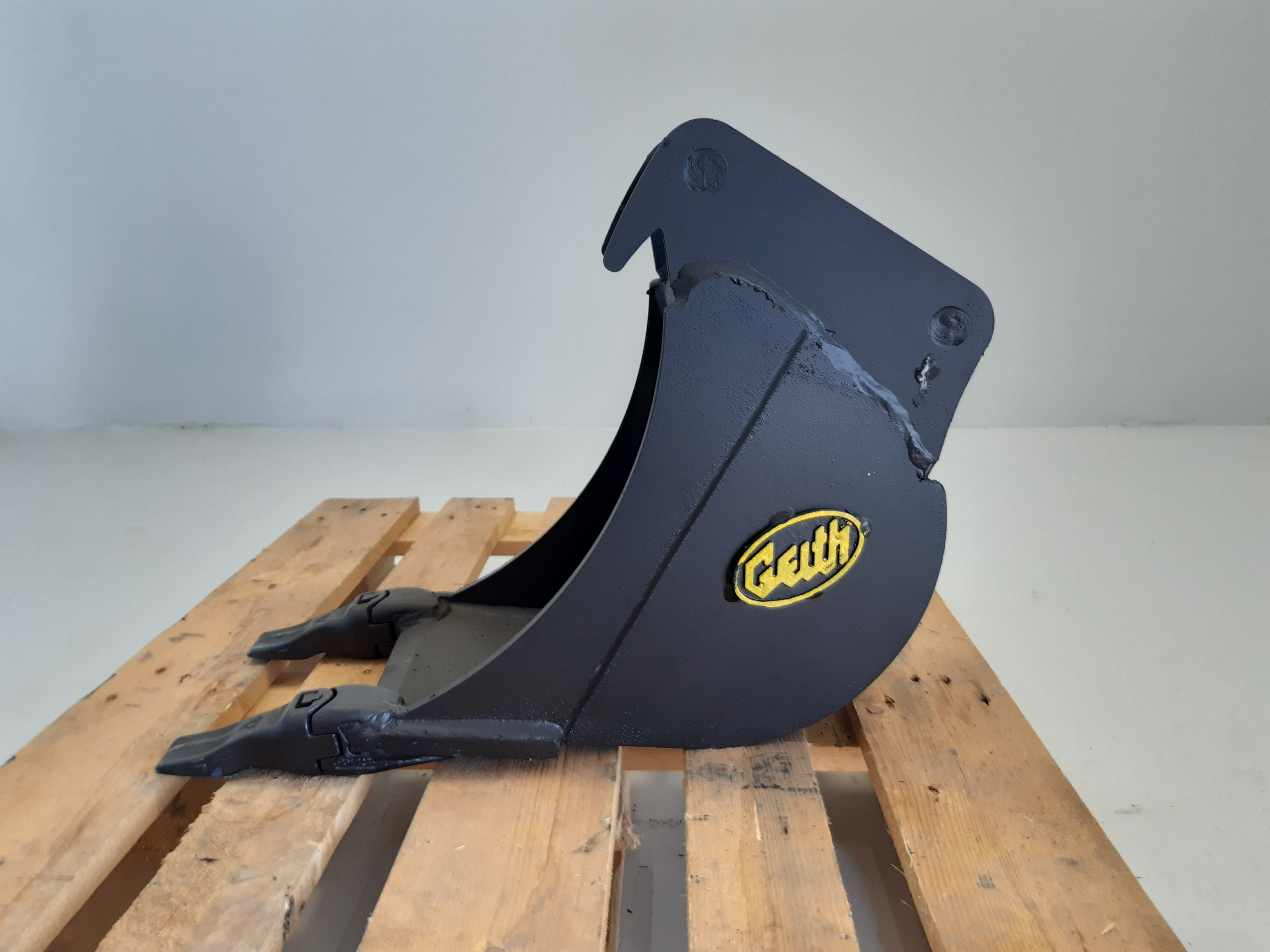 Godet de terrassement GEITH 250 mm avec dents Feurst V13SYL pour coupleur ou attache rapide GEITH QR30 - H02250QR30