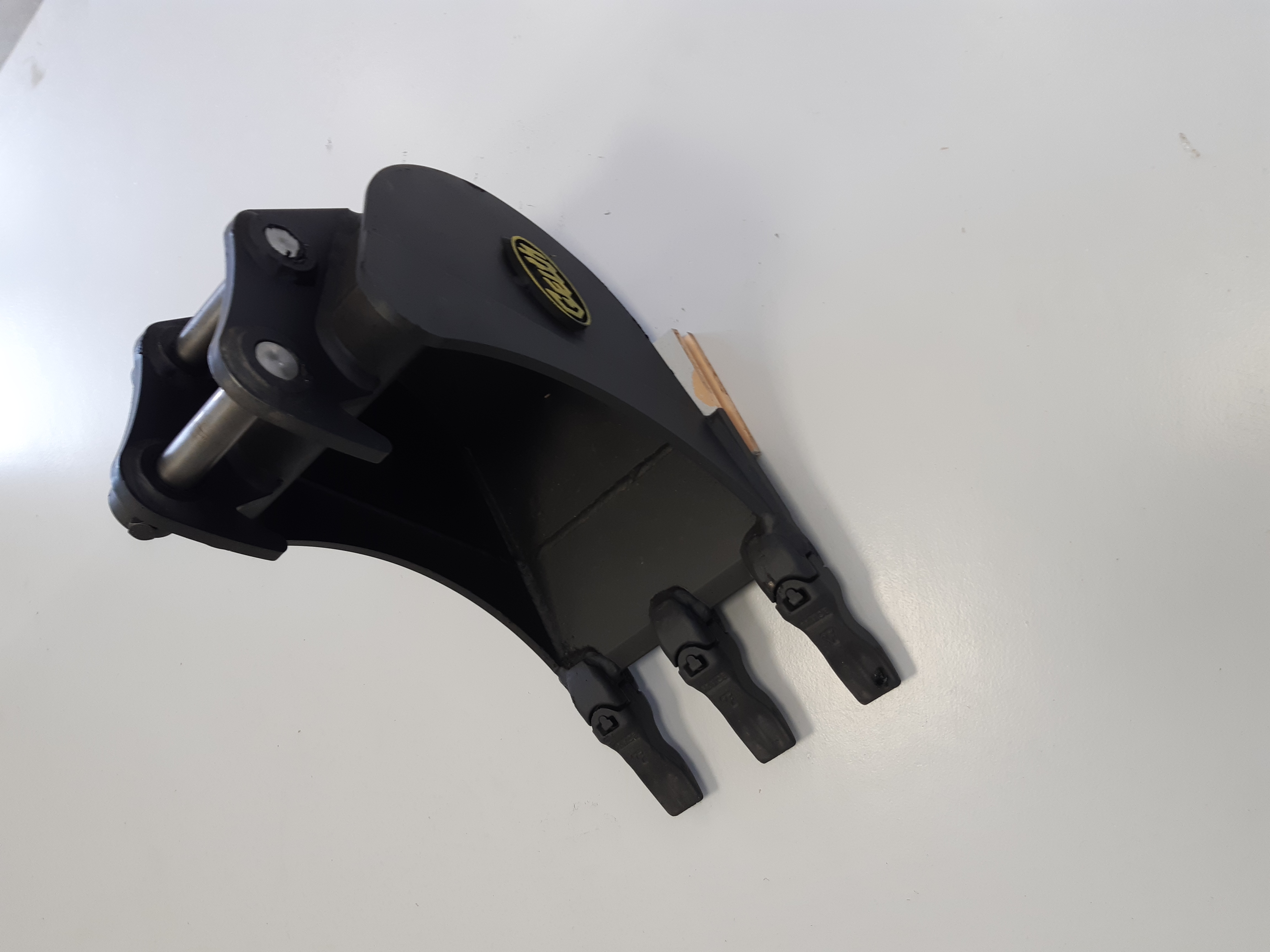 Godet de terrassement 300 mm GEITH avec dents FEURST FKMCE pour attache rapide JCB 980/B4000 - H02300JCBN