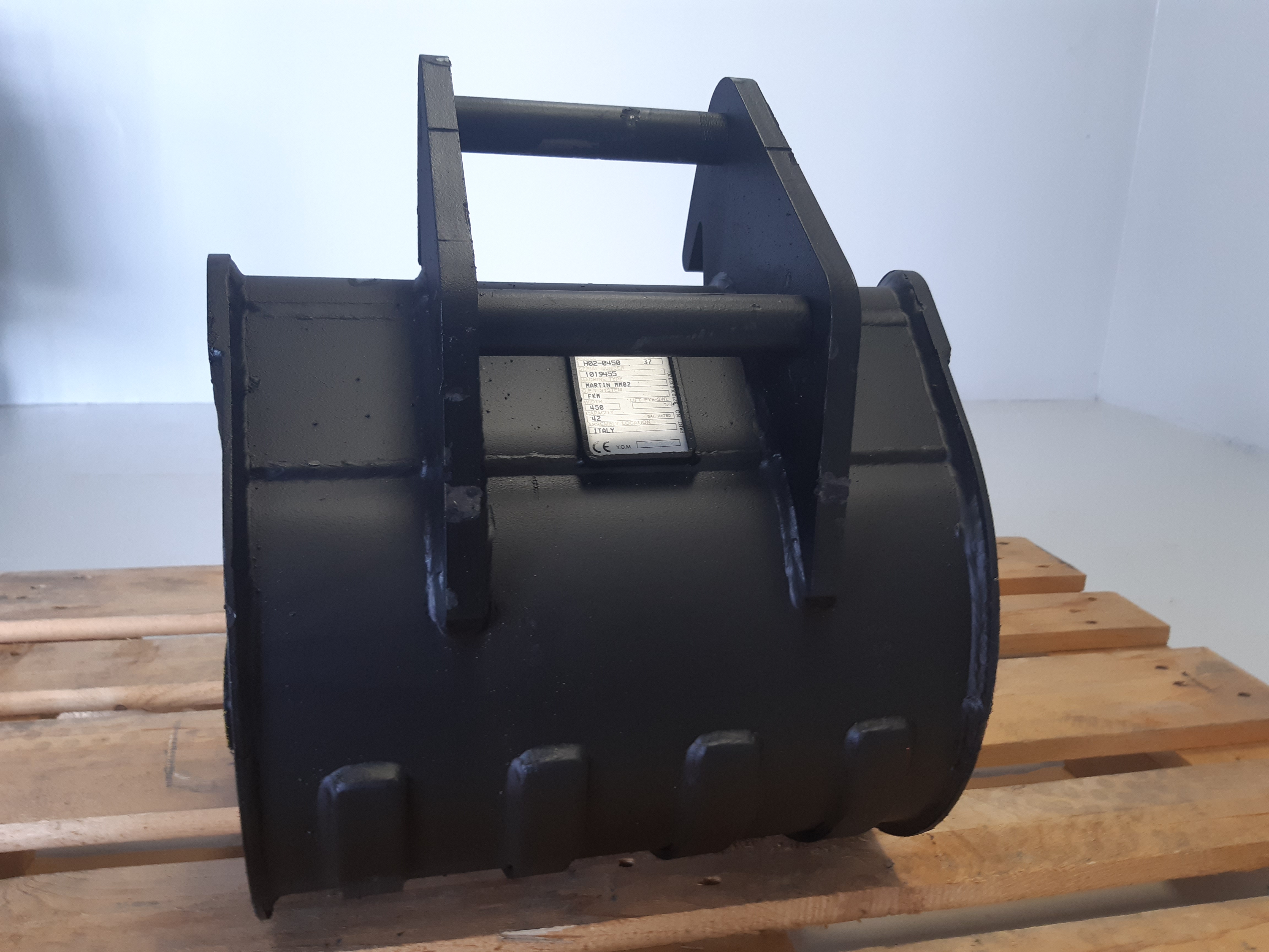 Godet 450mm Geith dents Feurst FKMCE pour coupleur Martin M02 - H02 450 M02