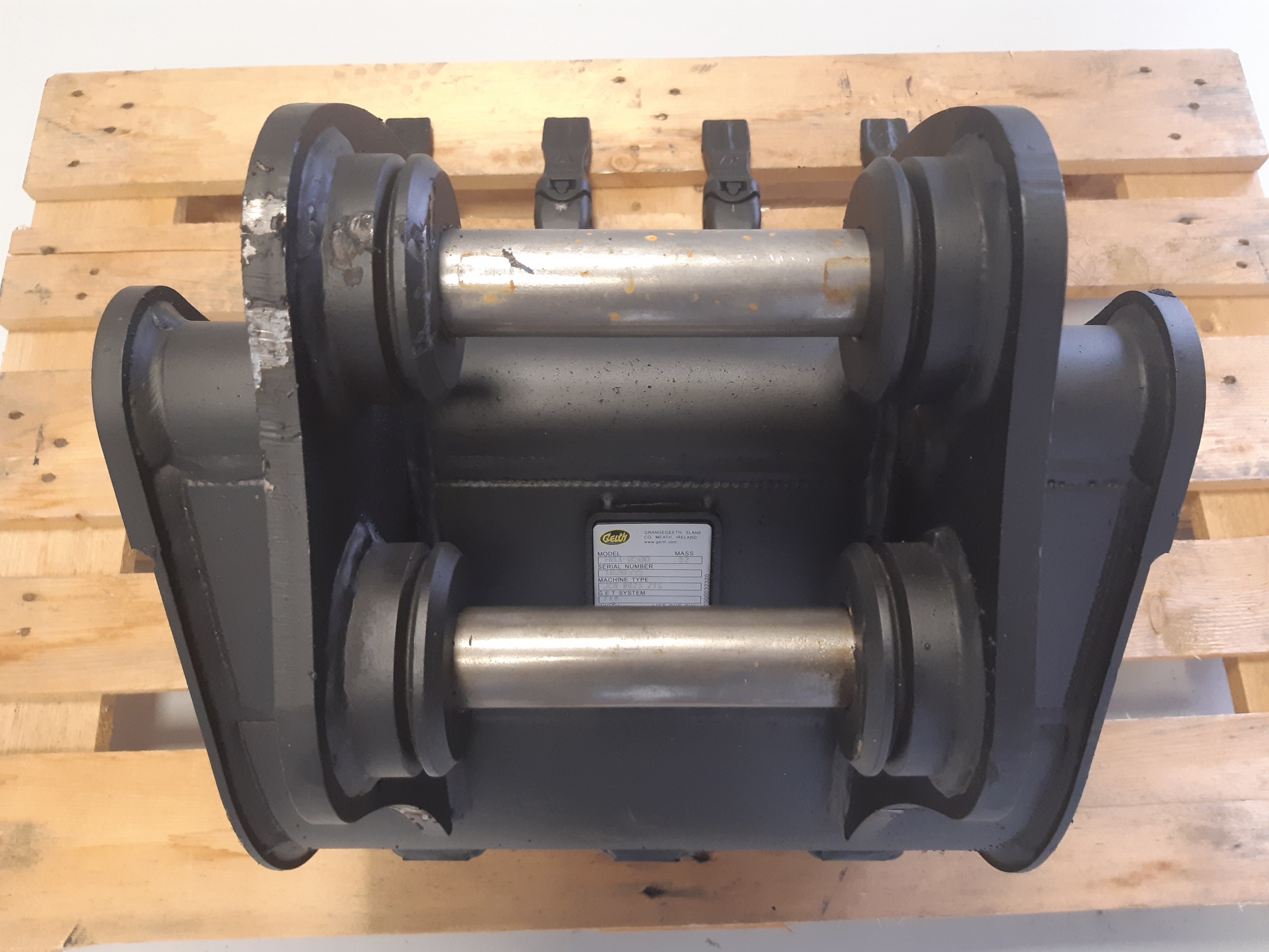 Godet de terrassement GEITH 500 mm avec dents Feurst FKMCE pour attache rapide JCB 8025-8026 - H03500JCB