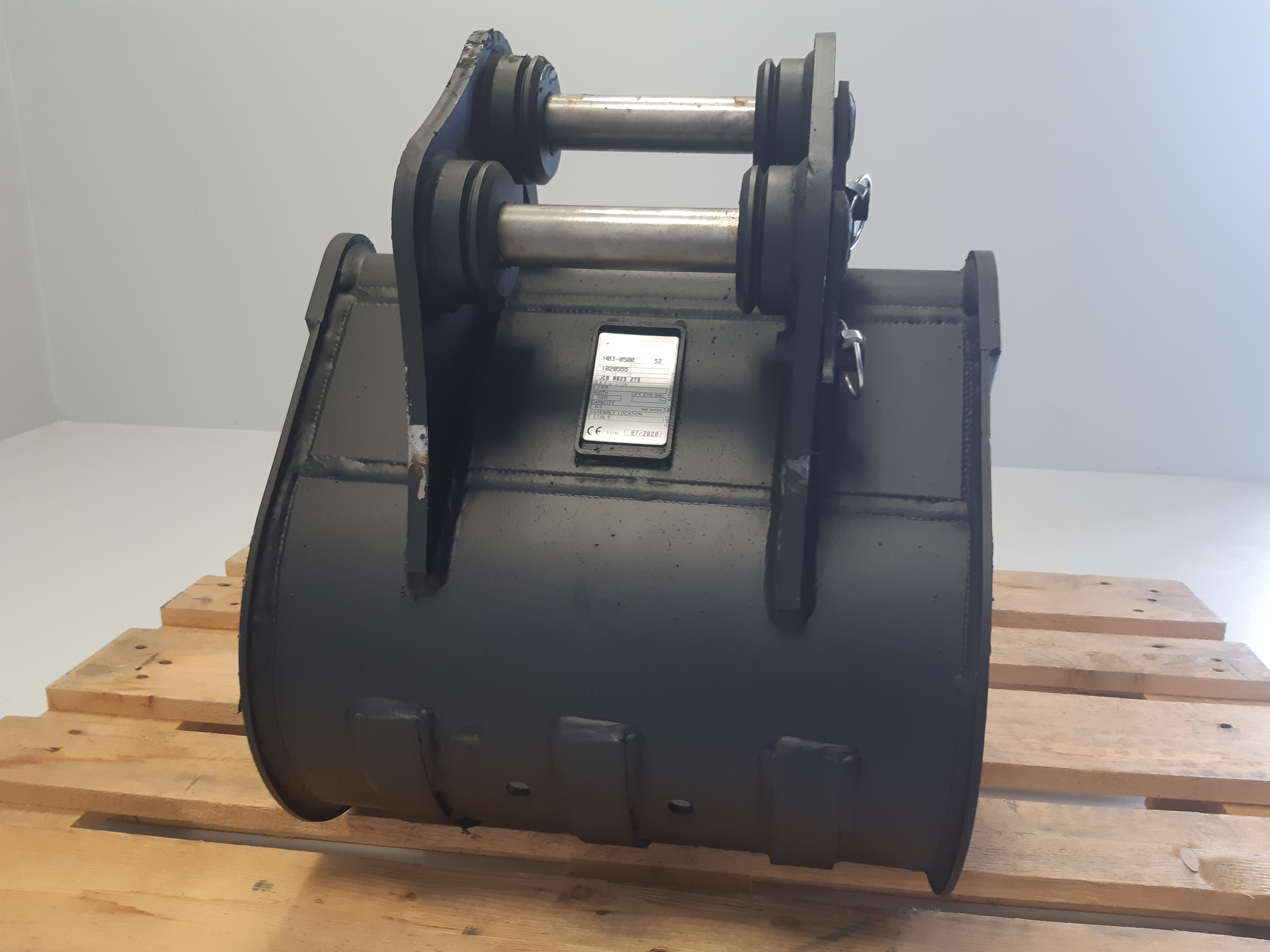 Godet de terrassement GEITH 500 mm avec dents Feurst FKMCE pour attache rapide JCB 8025-8026 - H03500JCB