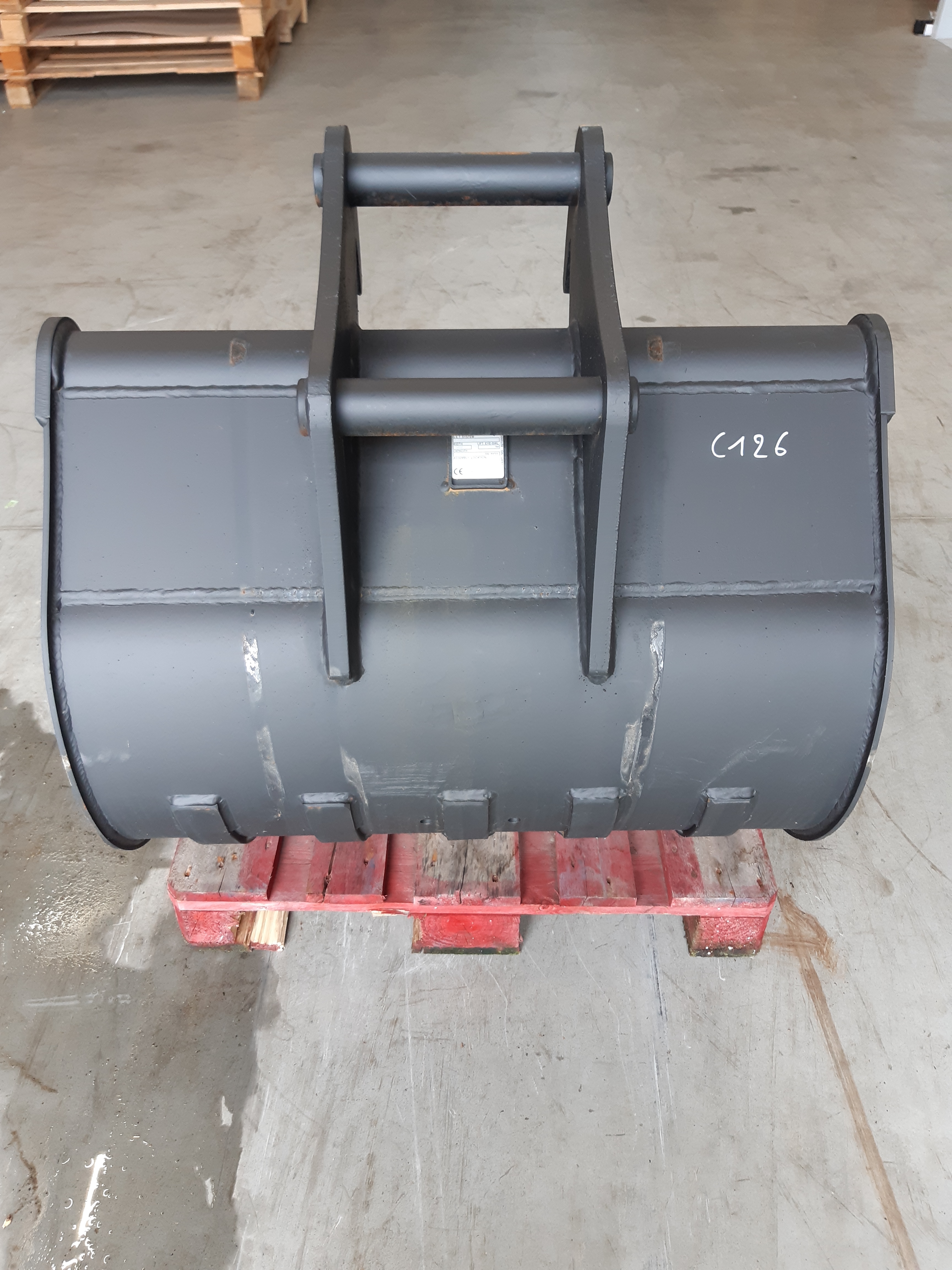 Godet de terrassement GEITH 900mm avec 5 dents FEURST FK2 pour attache rapide MARTIN MH10 - H08900MH10 FK2