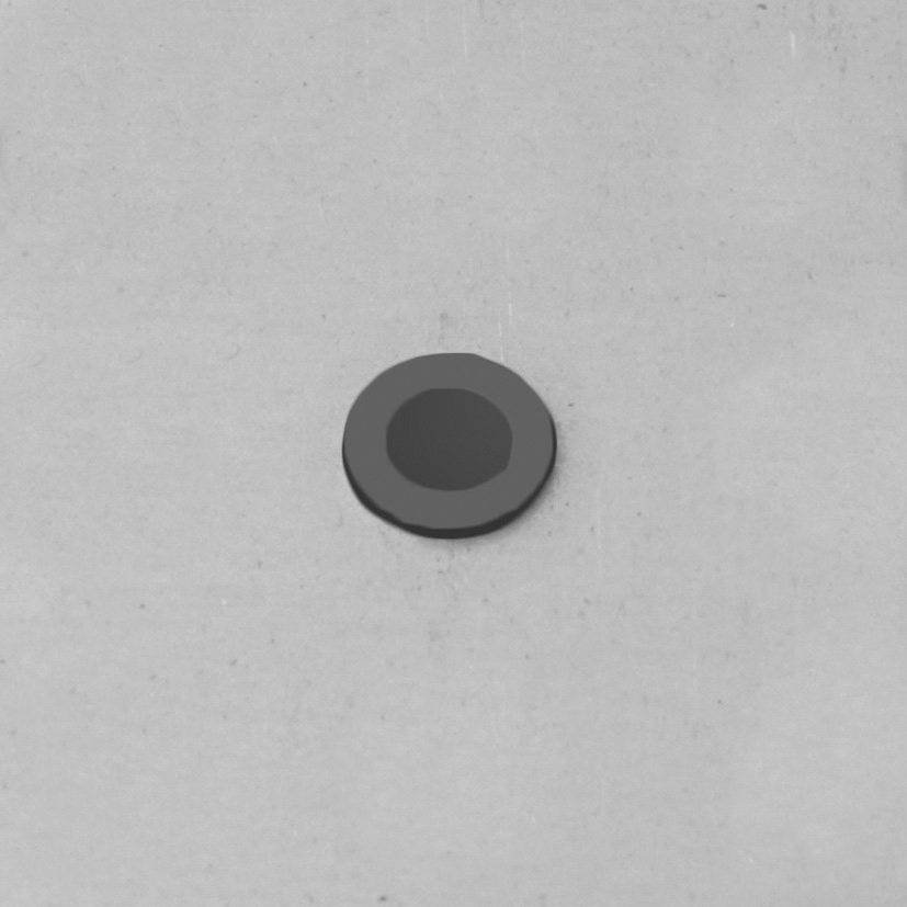 100 écrous EPDM avec insert laiton à tête plate à M4x12,6mm - SCELL-IT - RN0411