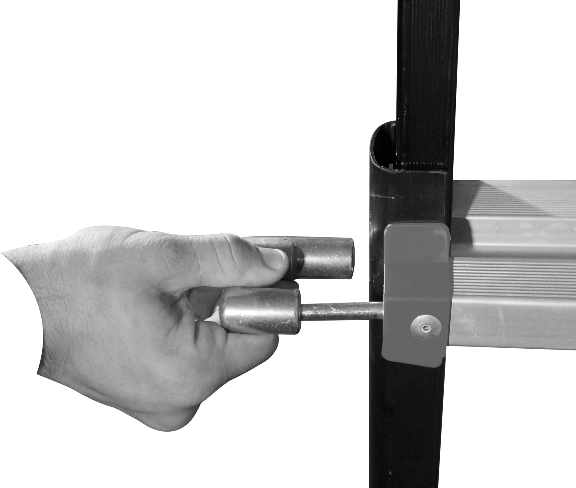 ÉCHELLE ARTICULÉE TÉLESCOPIQUE JAGUAR3 4x3 HELDER PRO AVEC BARRE STABILISATRICE - JAG34x3BS