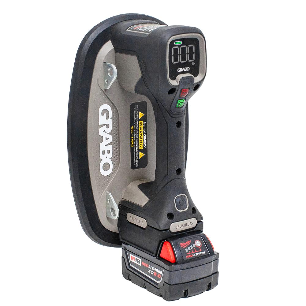 VENTOUSE GRABO PRO AVEC ADAPTATEUR BATTERIE MILWAUKEE