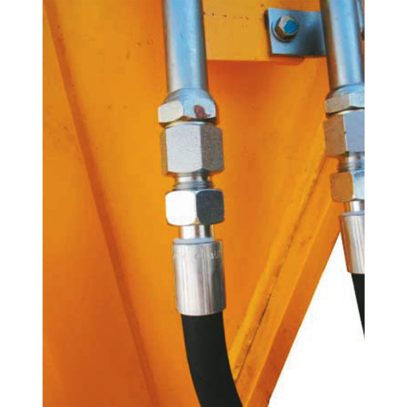 Multicoupleur à plat pour télescopique JCB tablier Q-FIT - KC128D02V3