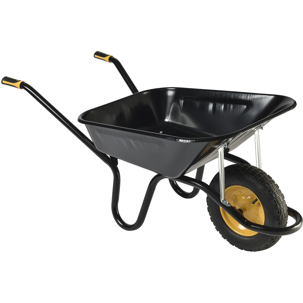 Brouette Haemmerlin 100L AKTIV PREMIUM noire roue gonflée 305000006