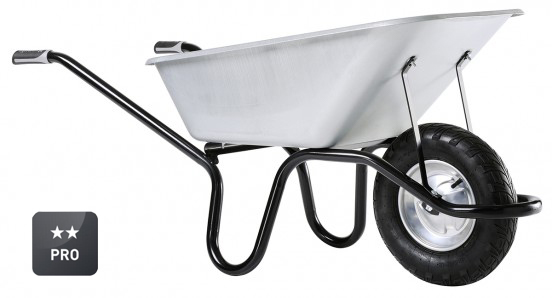 Brouette Haemmerlin Aktiv Excellium galvanisée roue gonflée 120 L - 305020501