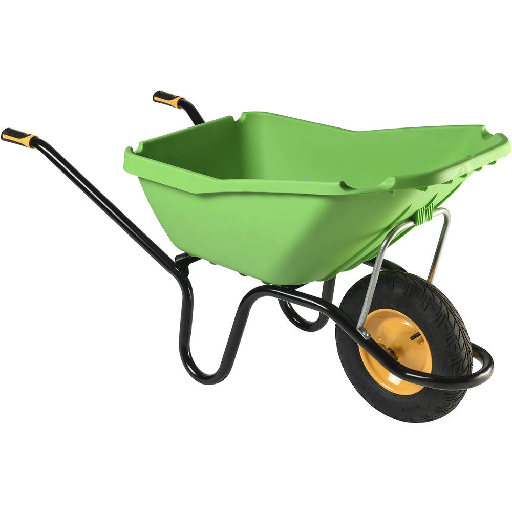 Brouette Haemmerlin Polypro Pick Up 110L verte roue gonflée - 305122005