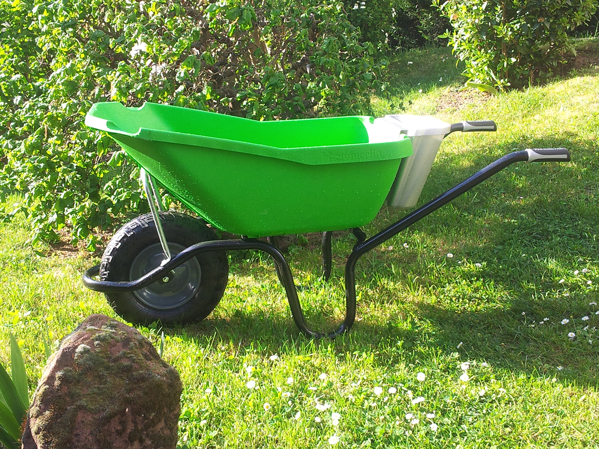 Brouette Haemmerlin Polypro Pick Up 110L Verte Roue Gonflée - 305122005
