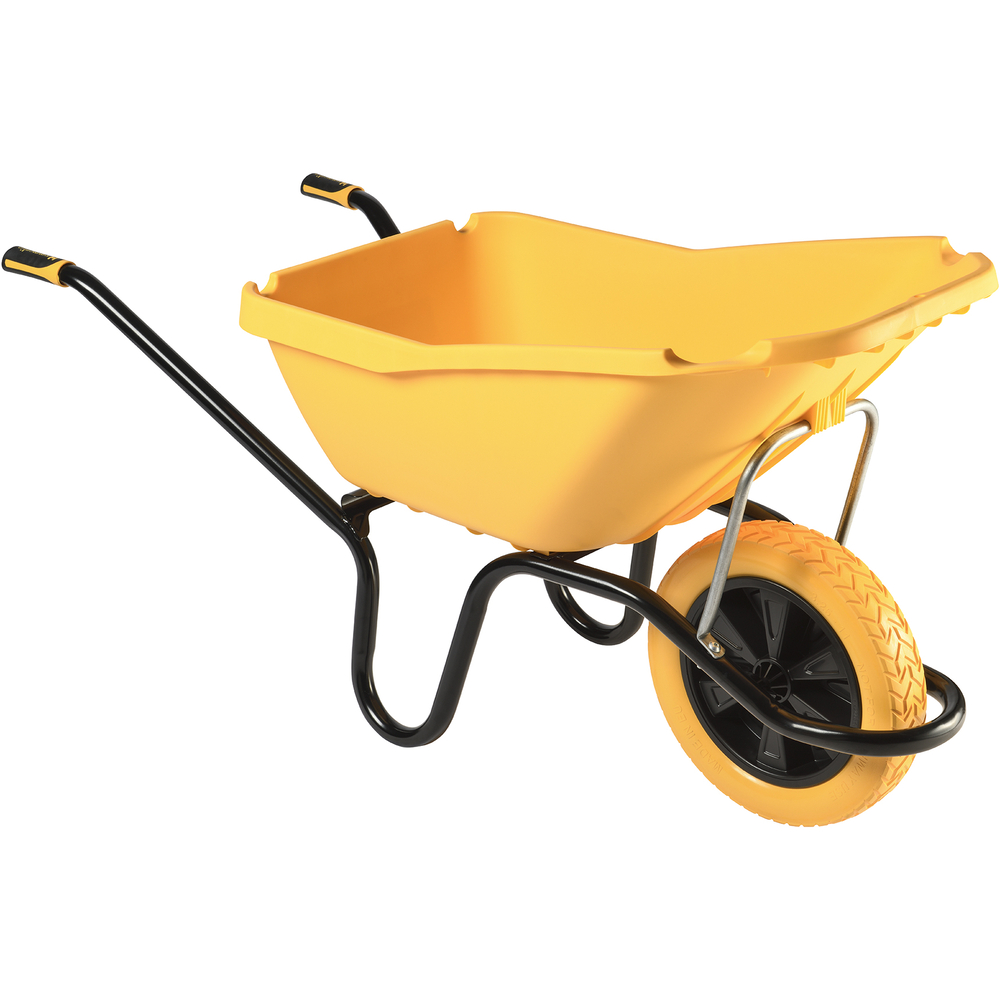 Brouette HAEMMERLIN PICK UP 110L jaune roue increvable M4 - 305122605