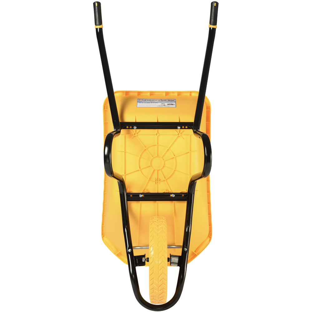 Brouette HAEMMERLIN PICK UP 110L jaune roue increvable M4 - 305122605