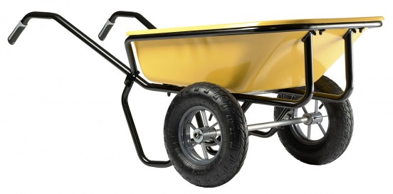 Brouette Haemmerlin Pro Select Expert Twin 160 L Peinte 2 roues gonflées -306020701