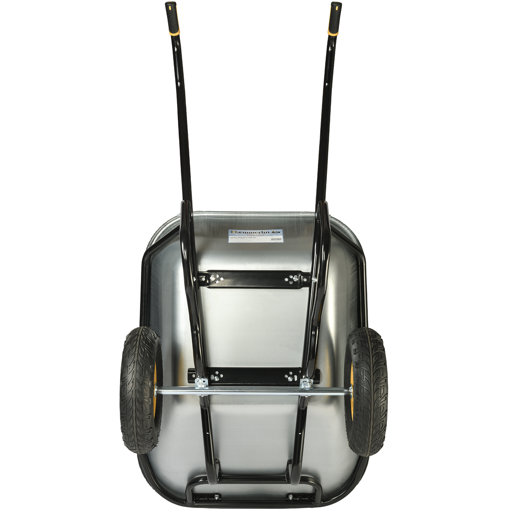 Brouette Haemmerlin Pro Select Expert Twin 230L Galvanisée 2 Roues Gonflées -306255701