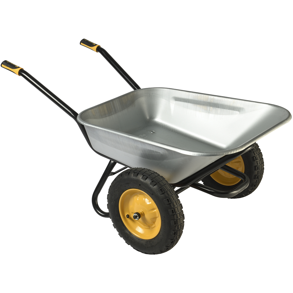Brouette CLIPSO EXCELLIUM TWIN 100L Galva Roues Gonflées HAEMMERLIN - 308204201