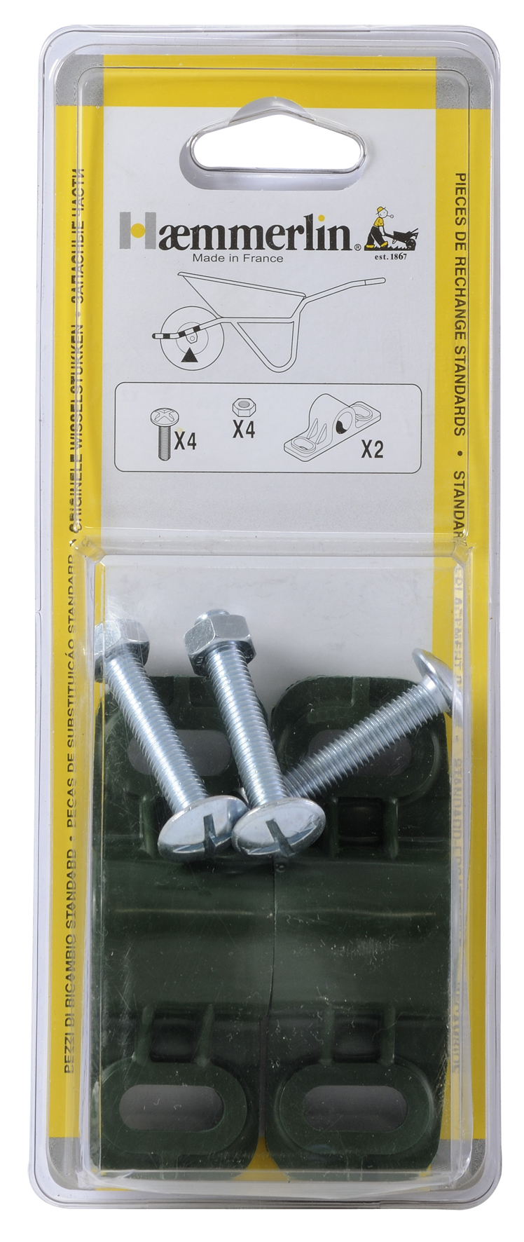 Paire de coussinets Haemmerlin en Polyamide Ø 21 mm - 309002506