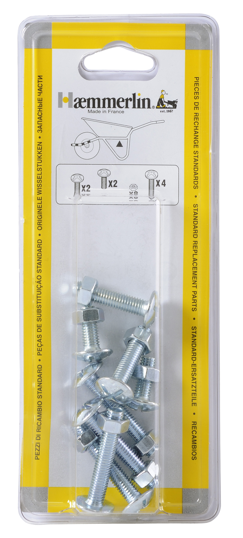 Visserie Haemmerlin pour caisse de brouette - 309029006