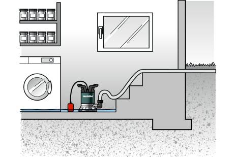 Pompe immergée pour eau claire TPF 6600 SN - METABO - 0250660006