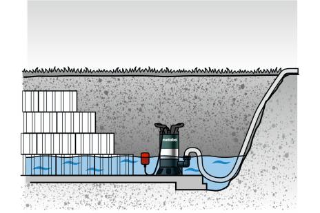 Pompe immergée pour eau claire TP 7500 SI - METABO - 0250750013
