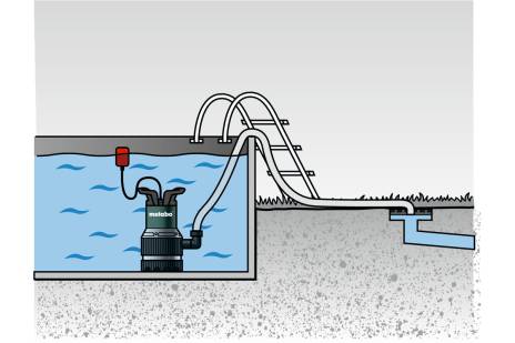 Pompe immergée TPS pour eau claire et sale 14000 S Combi - METABO - 0251400000