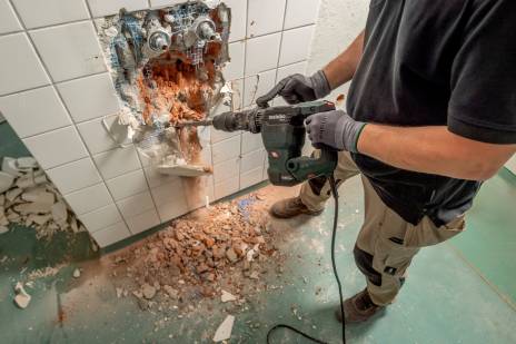 Marteau burineur SDS Max MHE 5 avec coffret - METABO - 600148500