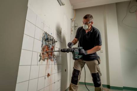 Marteau burineur SDS Max MHE 5 avec coffret - METABO - 600148500