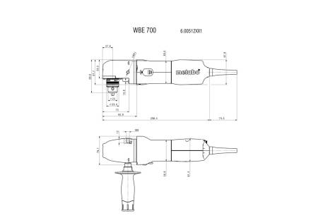 Perceuse d'angle WBE 700 - METABO - 600512000