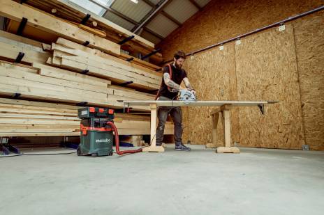 Scie circulaire KS 66 FS avec MetaBox 340 - METABO - 601066500