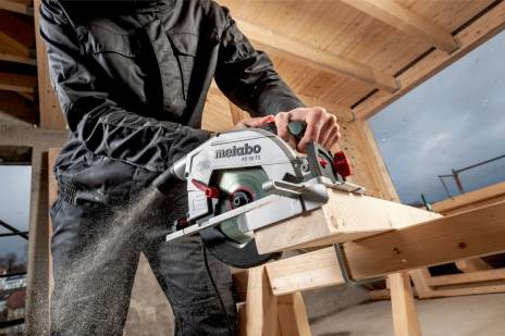 Scie circulaire KS 66 FS avec MetaBox 340 - METABO - 601066500