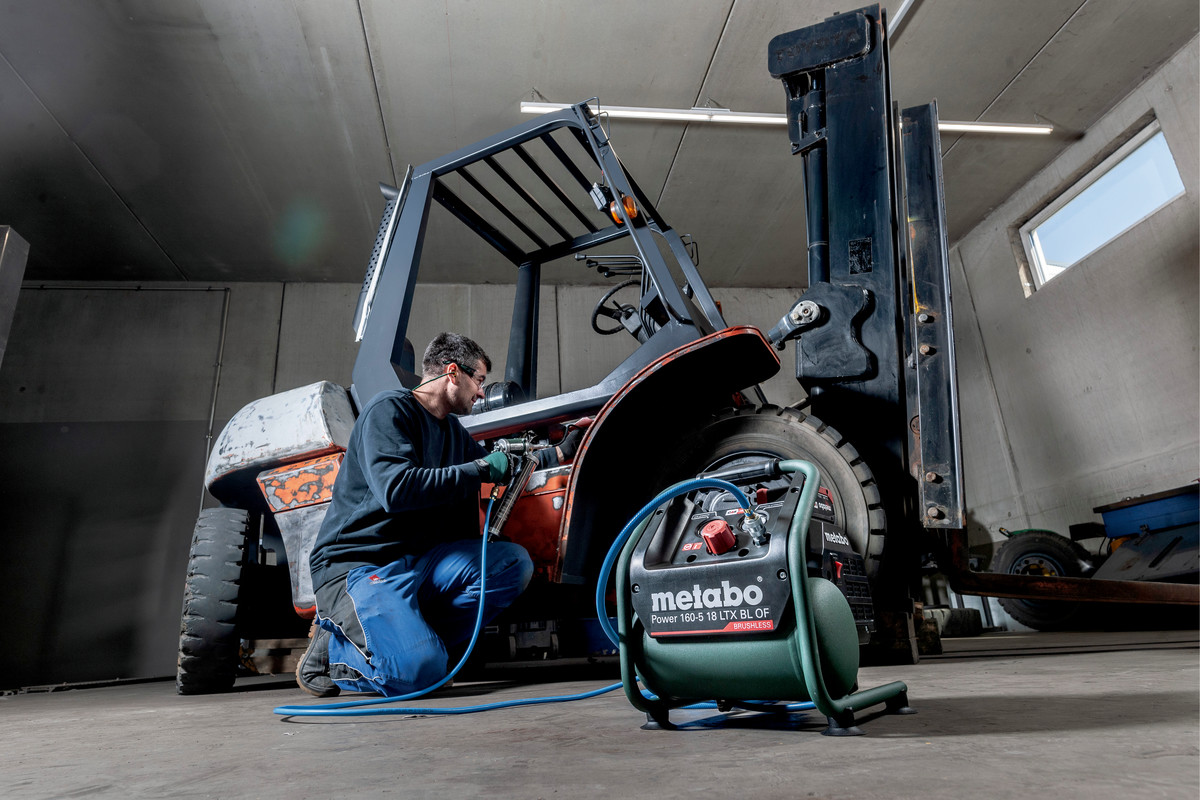 Compresseur METABO batterie 18V 8bar Power 160-5 18 LTX BL OF 601521850