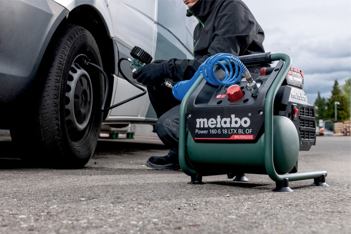 Compresseur METABO batterie 18V 8bar Power 160-5 18 LTX BL OF 601521850