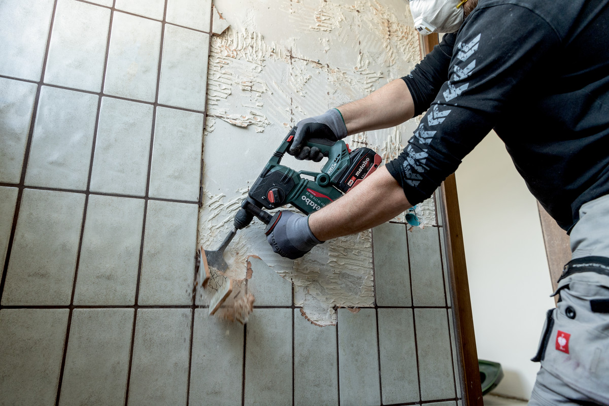 Marteau perforateur burineur 18 V KH 18 LTX 24 BL  - METABO - 601713660