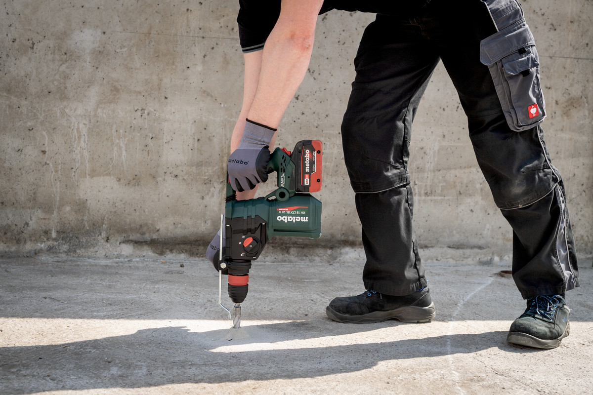 Marteau perforateur burineur 18 V KH 18 LTX 28 BL Quick - METABO - 601715660